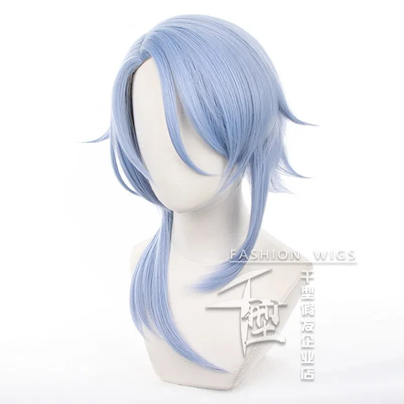 لعبة جينشين إمباكت كاميساتو آياتو شعر مستعار تأثيري أنيمي شعر مستعار تأثيري مقاومة للحرارة الاصطناعية أياكا شقيق آياتو الباروكات