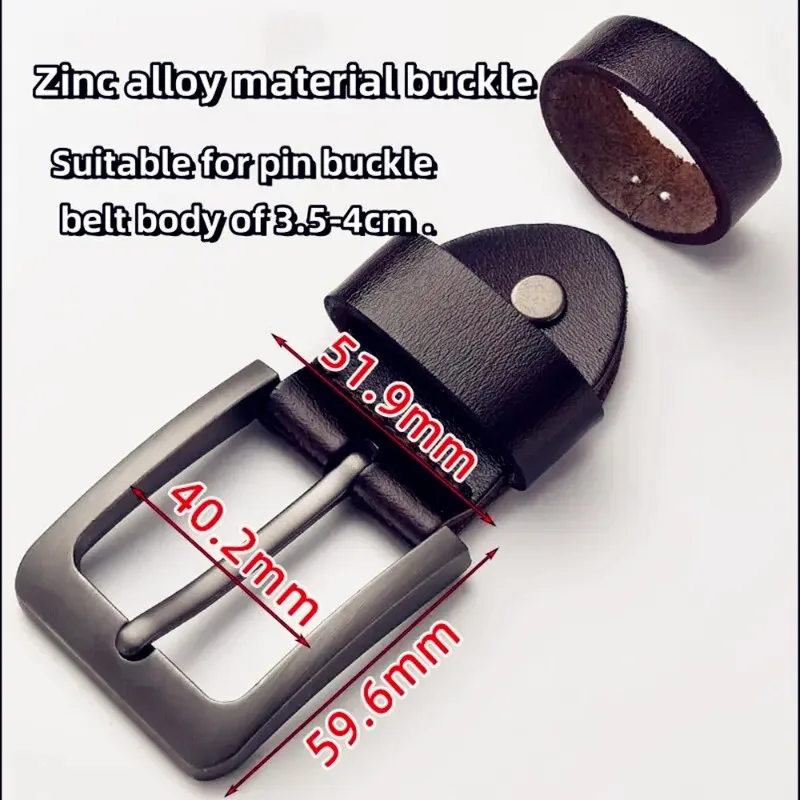 New Fashion Men's Belt Buckle Pin Buckle Men's Jeans Trousers Belt