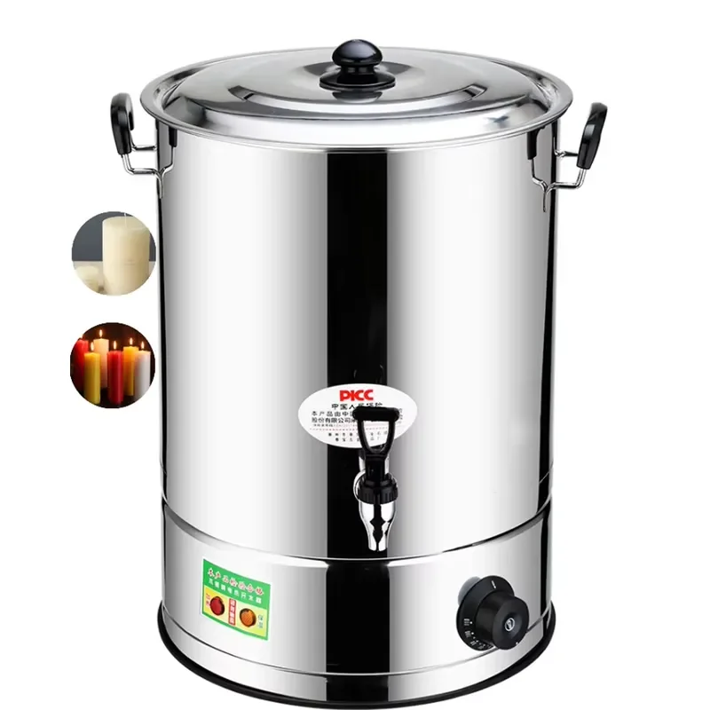 Electric Wax Melter Pot for Paraffin Beeswax Heating Element Tank DIY Candle Making Tool Fast Melt Device Safe Temperature