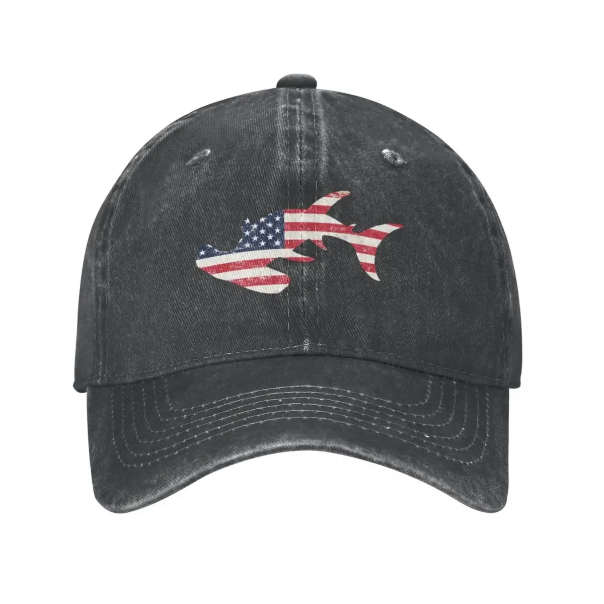 Hamerhead Shar Washed Baseball Cap American Fag Cute Trucker Hat Summer Unisex University Design Adjustable Baseball Caps