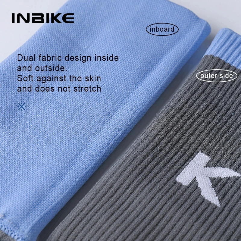 Inbike Cycling Man Socks High Elasticity Not Tight Sports Socks Efficient Heat Dissipation Socks Professional Cycling Socks