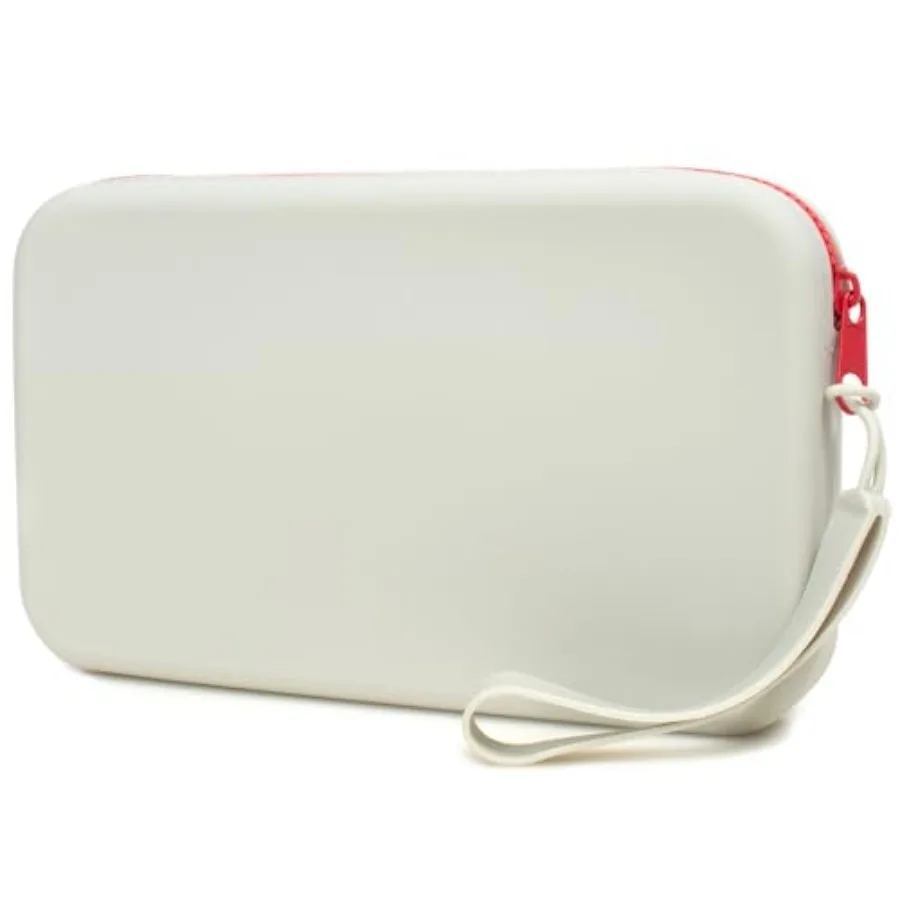 Silicone Large Makeup Bag, Travel Toiletry Bag For Women Big Makeup Bag Organizer Portable Cosmetic Bag Zipper Pouch Purse Wate