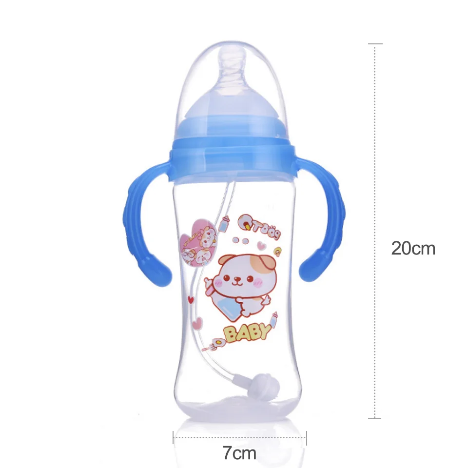 Cute Cartoon Dog PP Bottle Adult Baby Mik Bottle With Silicone Adult Baby Pacifier Adult Baby Size Nipple Dummy Pacifiers