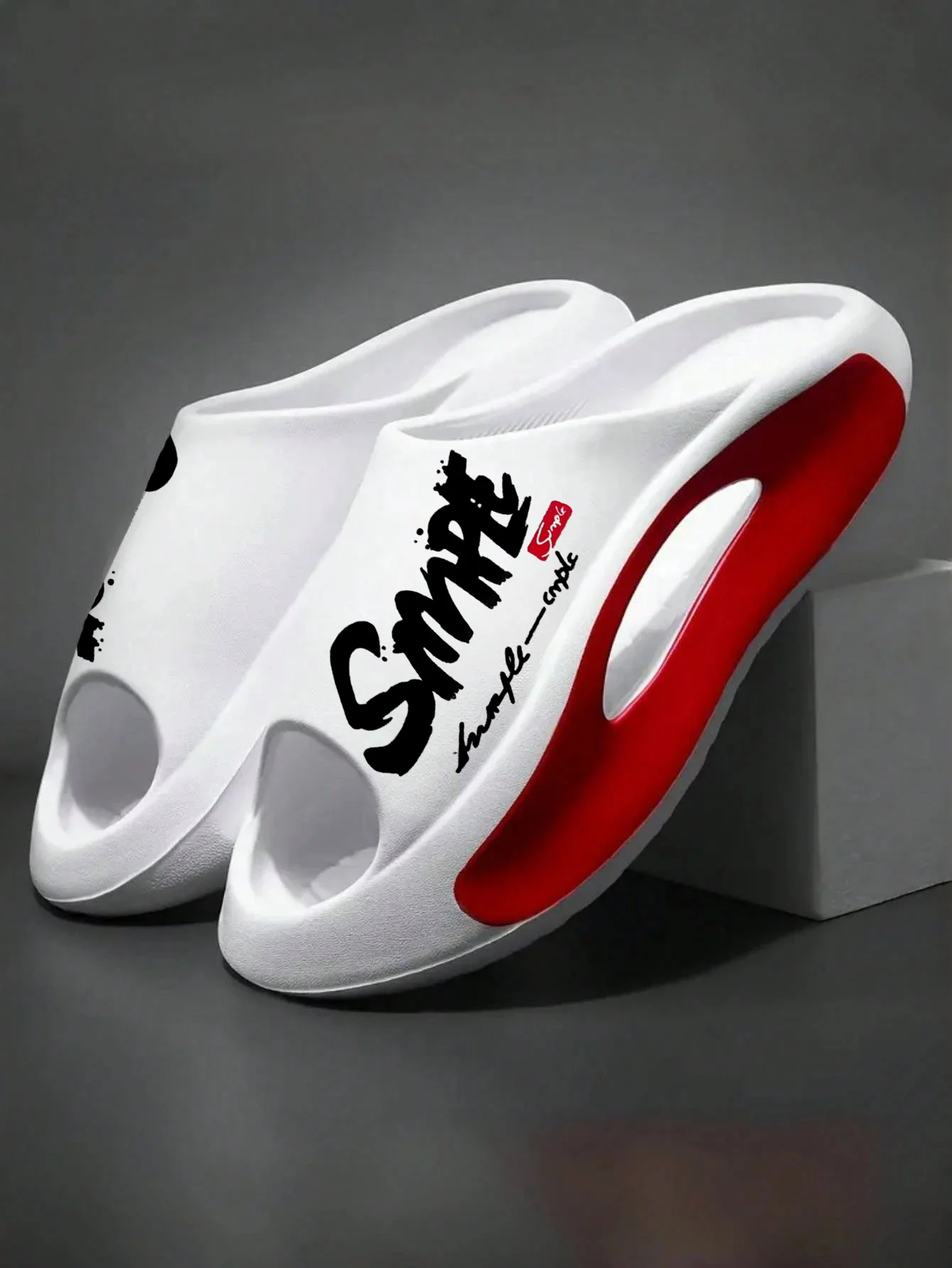 Men's and Women's Slippers Fashion Non-Slip Couple Slippers Eva 2 Colors 36-45
