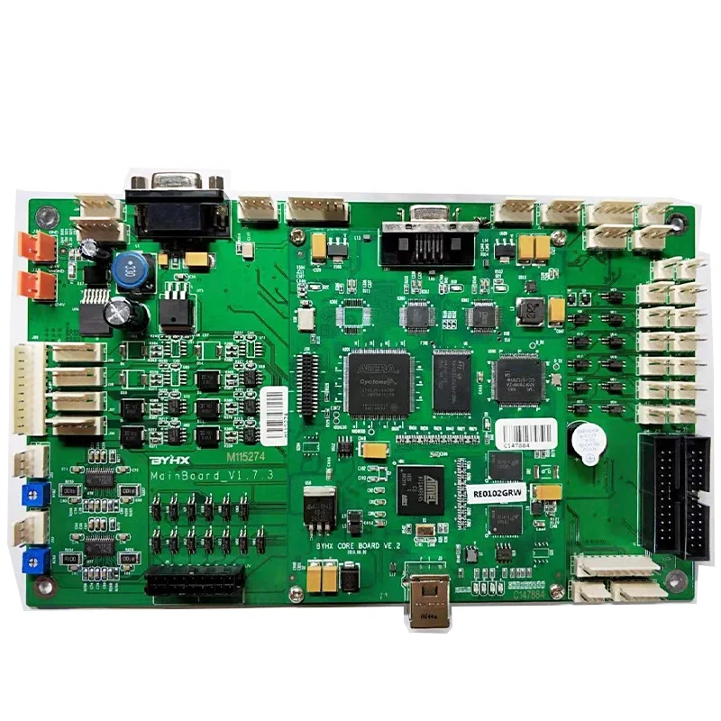 

Jucaili Printer BYHX Main Board for Epson DX5 Printhead 4 Heads Board Mother Board for Human Xuli Gongzheng Large Format Printer