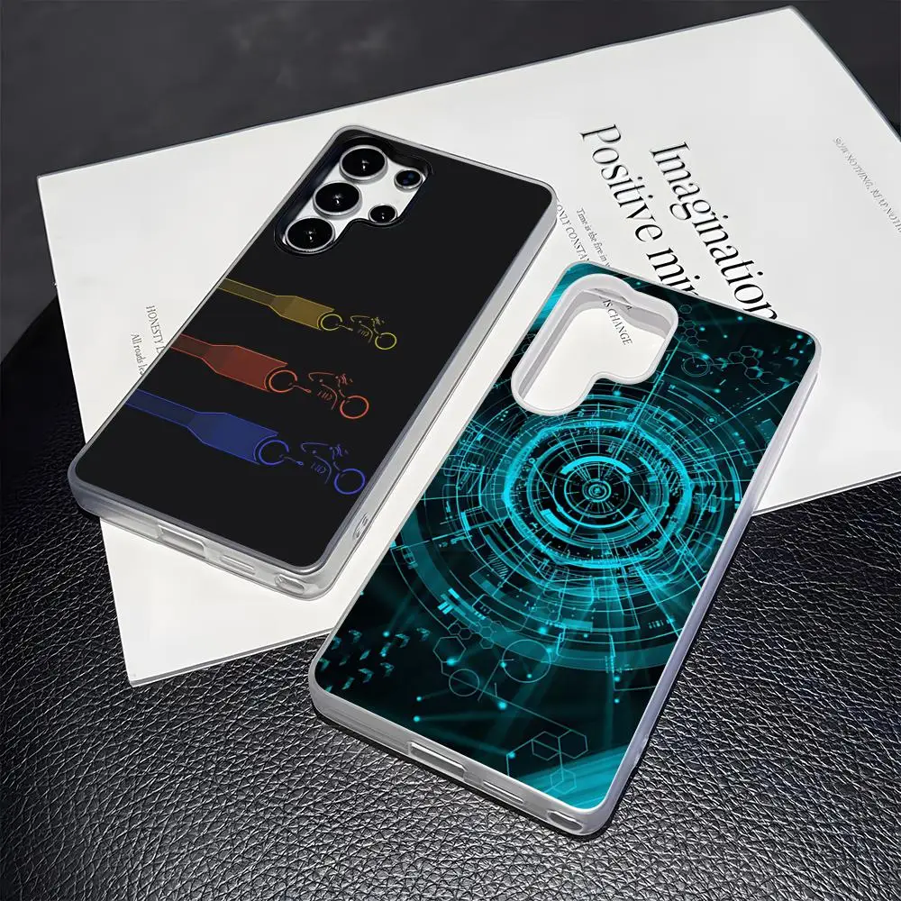 Tron Legacy Phone Case For Samsung S26 S25 Plus S24 Plus S22 Ultra S23 FE S21 Plus S21 Ultra Jelly Cover