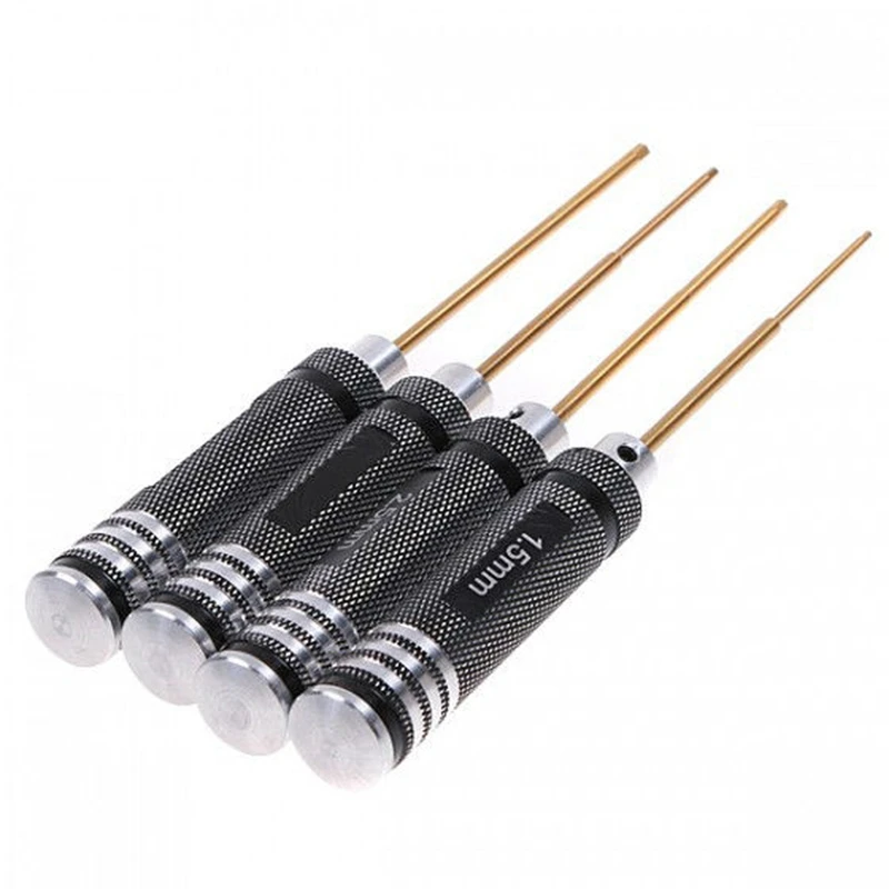 4PCS Hex Screw Driver เครื่องมือไขควงชุดสําหรับเฮลิคอปเตอร์ RC FPV Racing Drone RC Quadcopter รถชุดเครื่องมือ