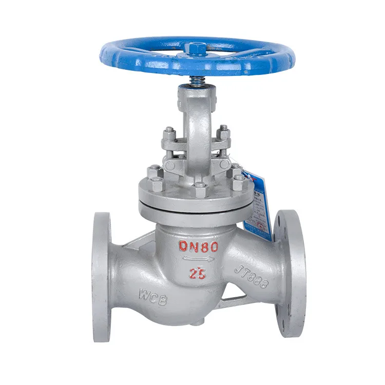 

Cast steel flanged globe valve, steam valve J41H-16C DN50 corrosion resistance