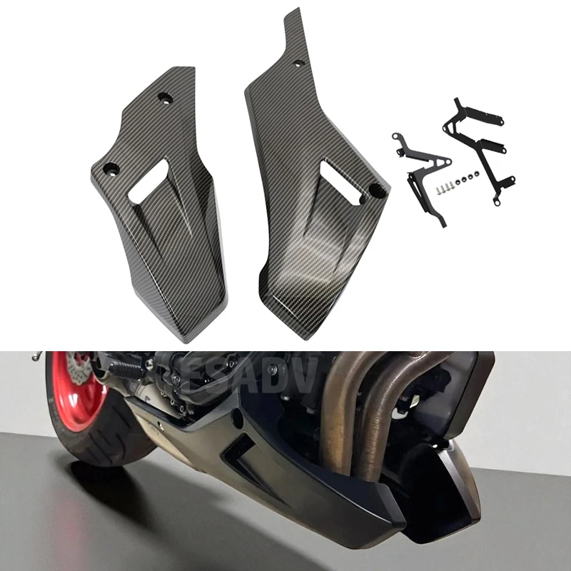 Para Yamaha MT07 placa de deslizamiento Protector de motor cubierta de protección del chasis T07 FZ07 FZ-07 Tracer 700 2014-2024 motocicleta