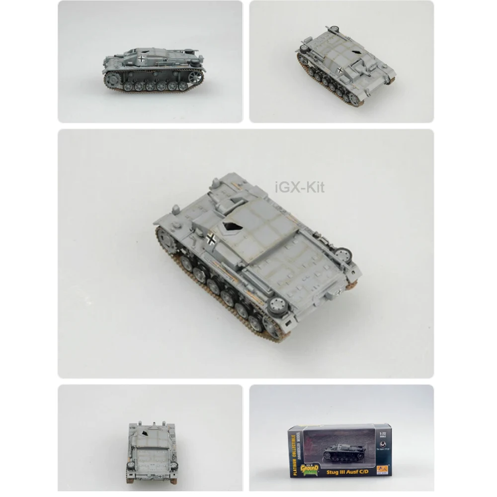 

Easymodel 36141, масштаб 1:72, Германия Stug III Ausf C, Россия, зима 1941/42, модель разрушителя танка, готовая военная пластиковая игрушка в подарок