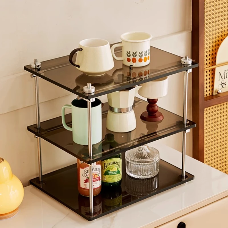 

Акриловая стойка для отображения оптической оси, регулируемая настольная книжная полка «сделай сам», прочный держатель для чашки для стола, универсальный органайзер для полки