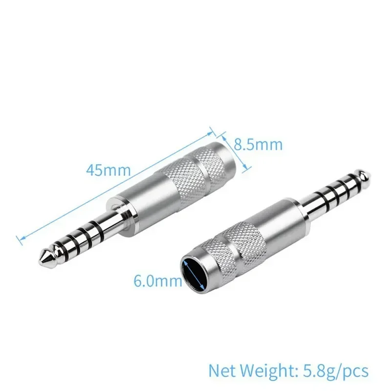 Gniazda audio Złącze 4,4 mm Zbalansowany interfejs 4,4 5-biegunowa wtyczka męska Rodowane złoto DIY NW-WM1Z/A Zacisk głośnika zestawu słuchawkowego — zdjęcie produktu 4