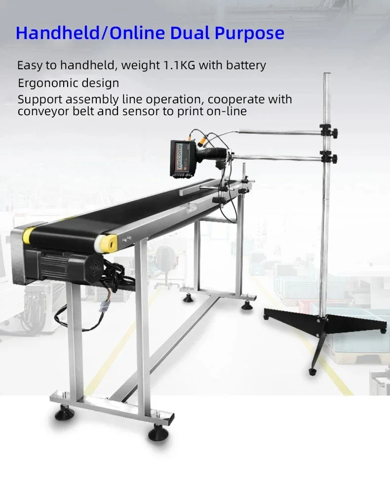 آلة الطابعة النافثة للحبر المحمولة للملابس المنسوجات تي شيرت شعار نمط طباعة النص #6