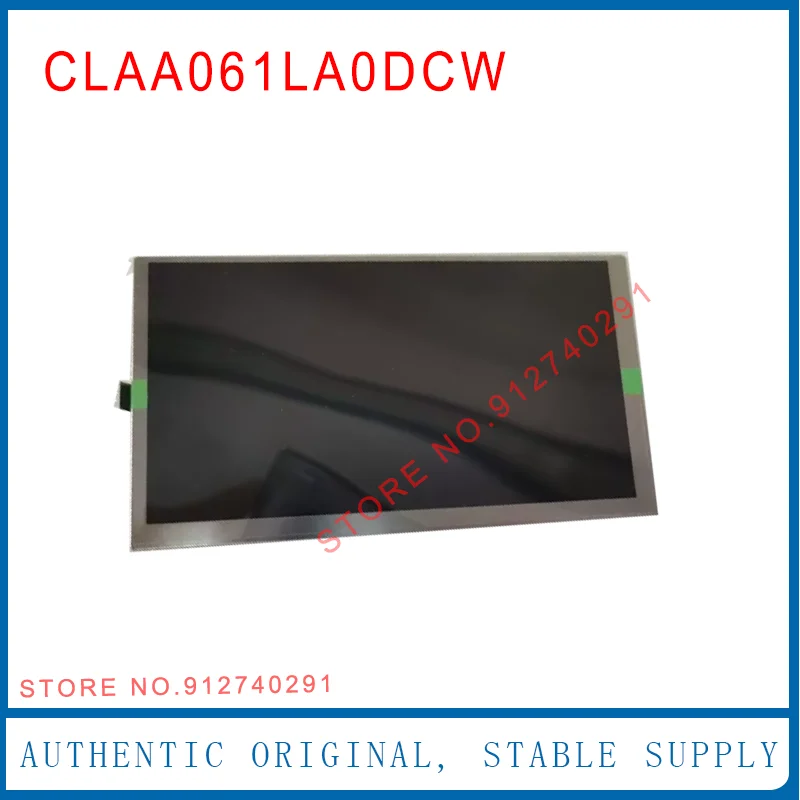 CLAA061LA0FCW Original 6.1 Inch LCD Display Screen CLAA061LA0DCW For Pioneer AVH-X1600DVD Toyota Gracenote HD Radio Audio LCD
