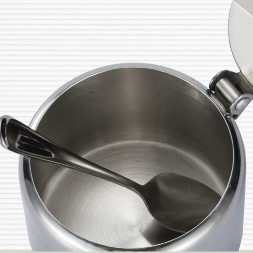 

Seasoning Salt Jar Stainless Steel Storage Canister For Sugar Tea Coffee Spice Container Kitchen Organizer Multipurpose