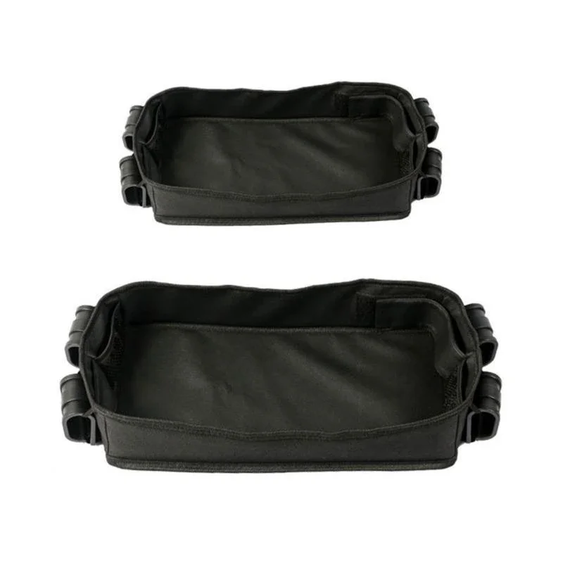 J15U Wagon Tray, Speisetablett, Servierteller mit Netz-Aufbewahrungstaschen und Getränkehalter für Kinderkonferien