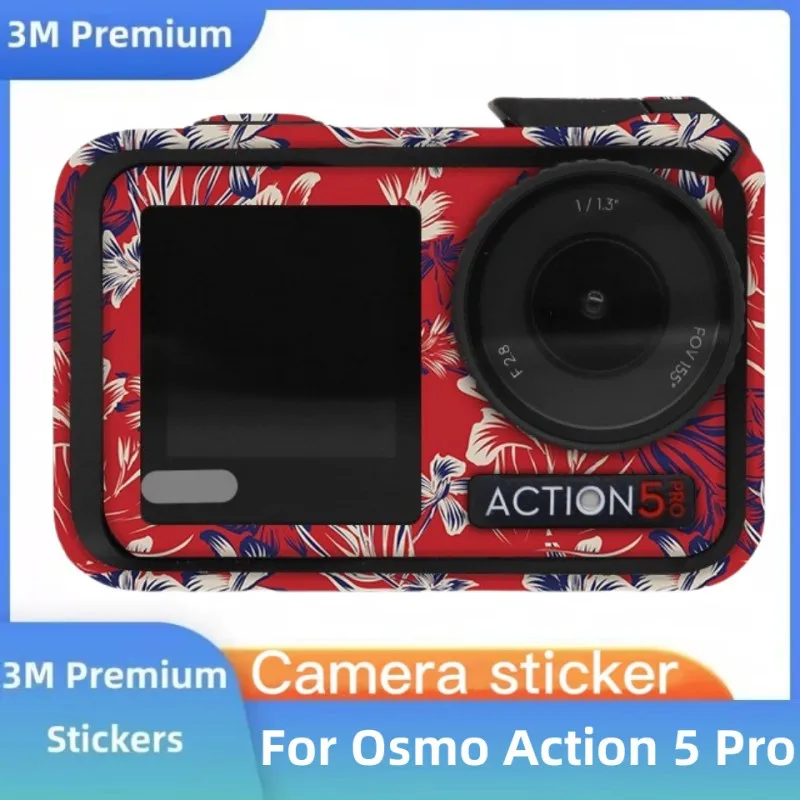 Creative Stickers For DJI Osmo Action5 Pro Decal Skin Action Camera Body Vinyl Wrap Film Protector Coat Action 5 Pro Action5Pro