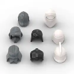 MOC 10PCS Star Series Clone Soldier 11217 Helmet Building Blocks 61189 x132 Guards Rebel 30368 Trooper Headgear Hat Bricks Toys