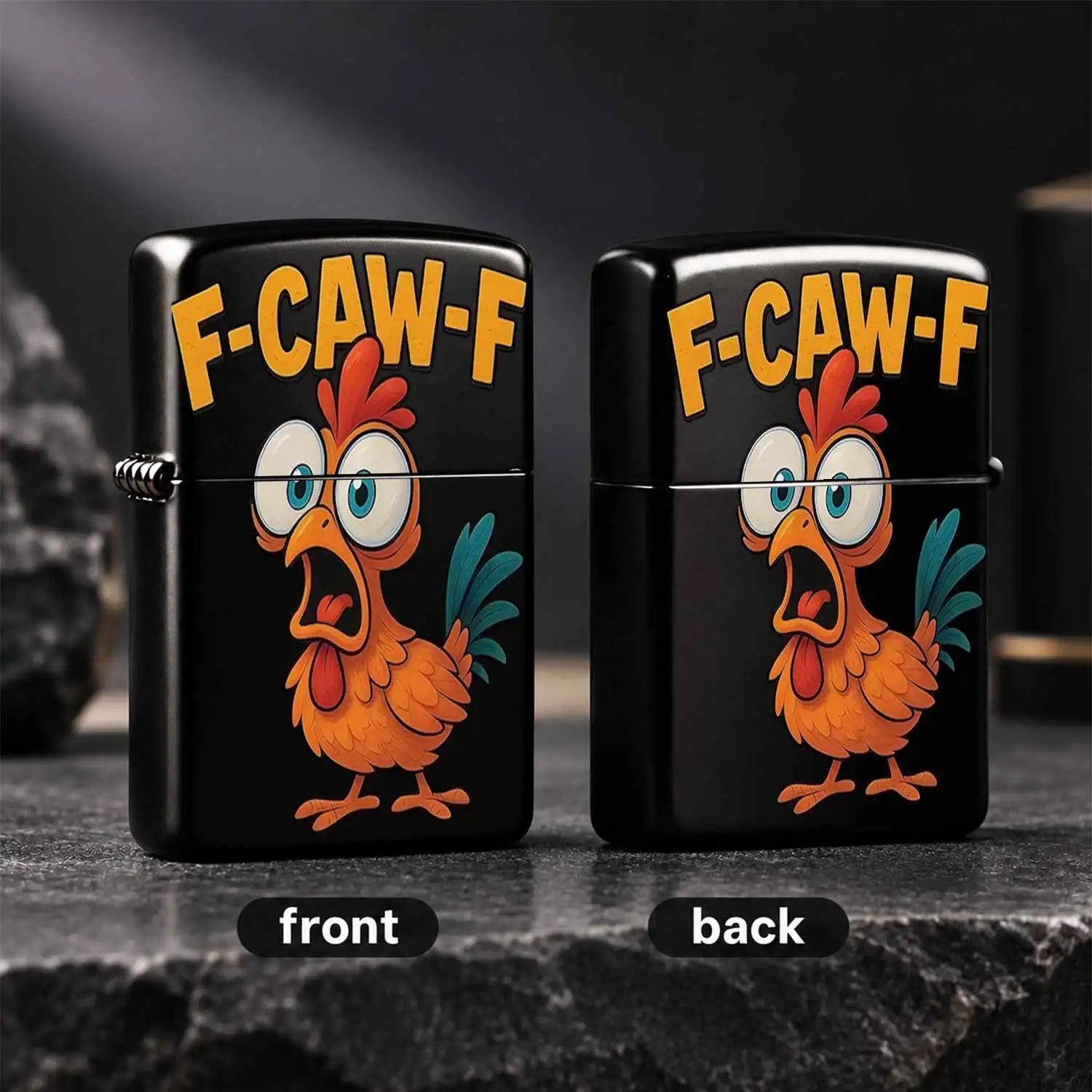 Funny Screaming Chicken F-Caw-F Lighter Creative Portable Quirky Daily Item For All Scenarios Ideal Novelty Gift For Friends Lightweight Trendy Carryaround Accessory Full Of Playful Sense Of Humor A Humorous And Interesting Lighter