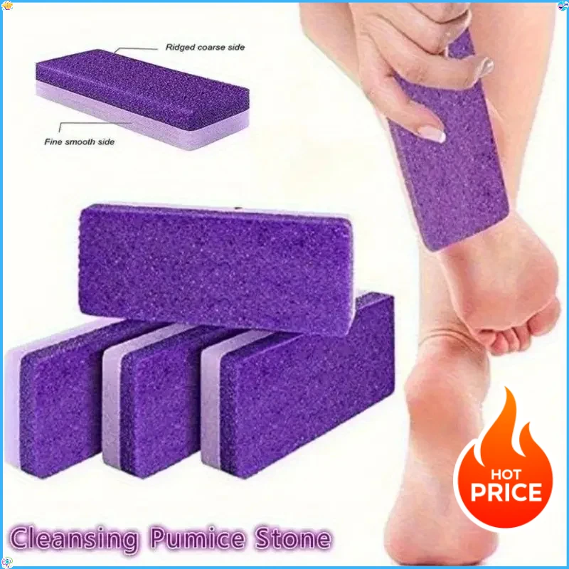 جديد 3 قطعة إسفنجة حجرية عائمة قابلة لإعادة الاستخدام للعناية بالقدم وتقشير وإزالة فرك القدم الصلبة وأداة الأظافر #1