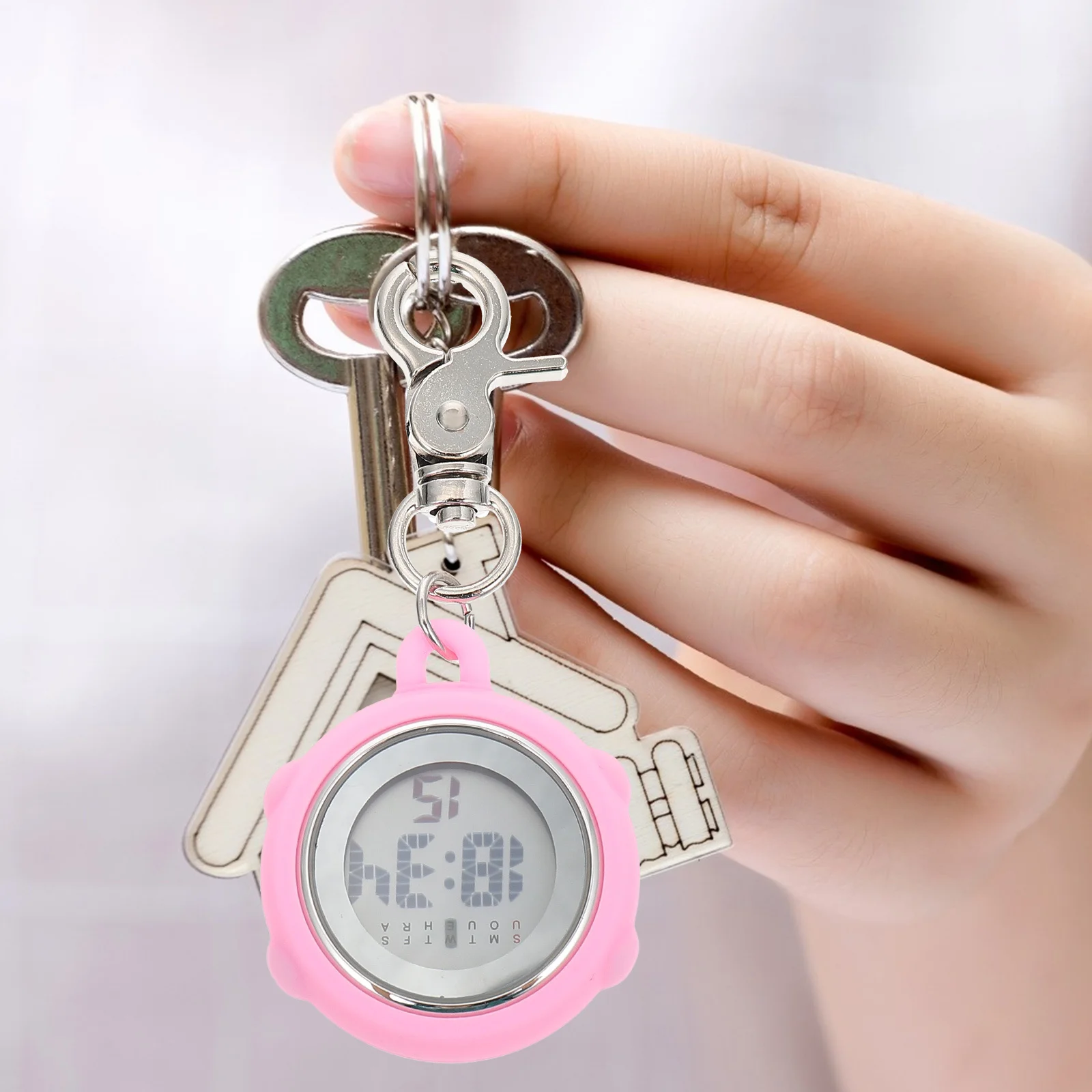 ساعة أساسيات طلاب التمريض بمشبك على ساعة الطبيب فوب بتصميم بسيط محمول هدية فريدة للعاملين الطبيين