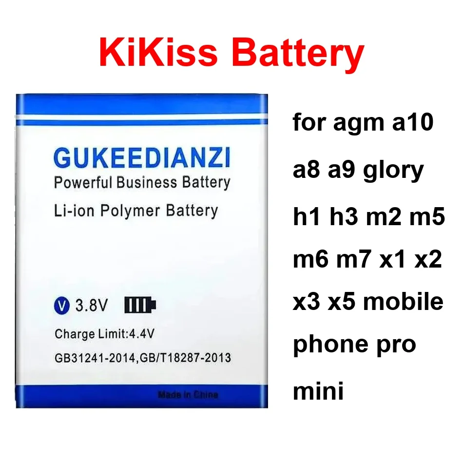 

Mobile Phone Battery Long-Lasting 2800-6900Mah For Agm A10 A8 A9 Glory H1 H3 M2 M5 M6 M7 X1 X2 X3 X5 Pro Mini