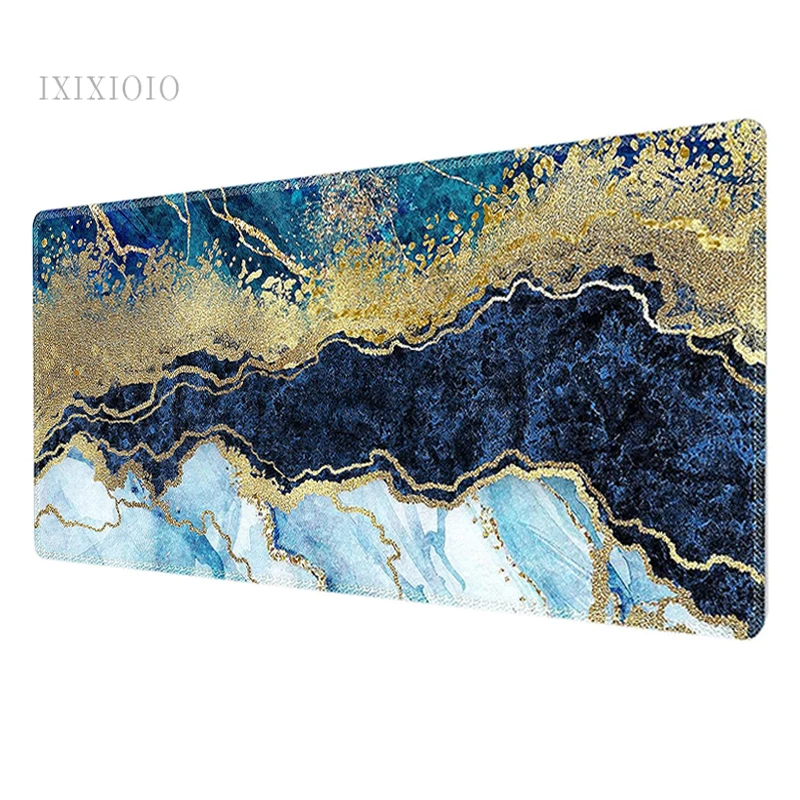 

Игровой коврик для мыши Gold Strata, жидкий, XL, под заказ, компьютерный новый коврик для мыши XXL, игровой коврик, подстилки из натурального каучука, мягкий коврик для мыши