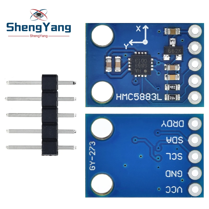 TZT GY-273 QMC5883L Module Triple Axis Compass Magnetometer Sensor 3V-5V