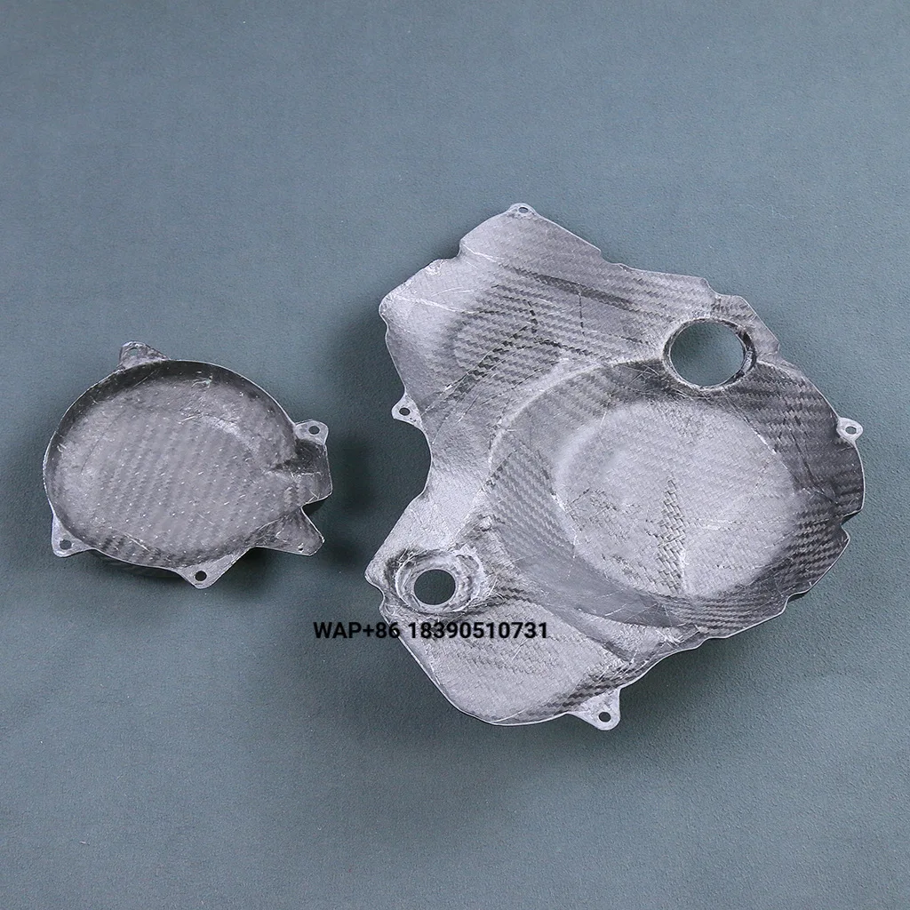 For H2/H2R Motorcycle Modification Prepreg Carbon Fiber Engine Cover Heat-resistant Shell