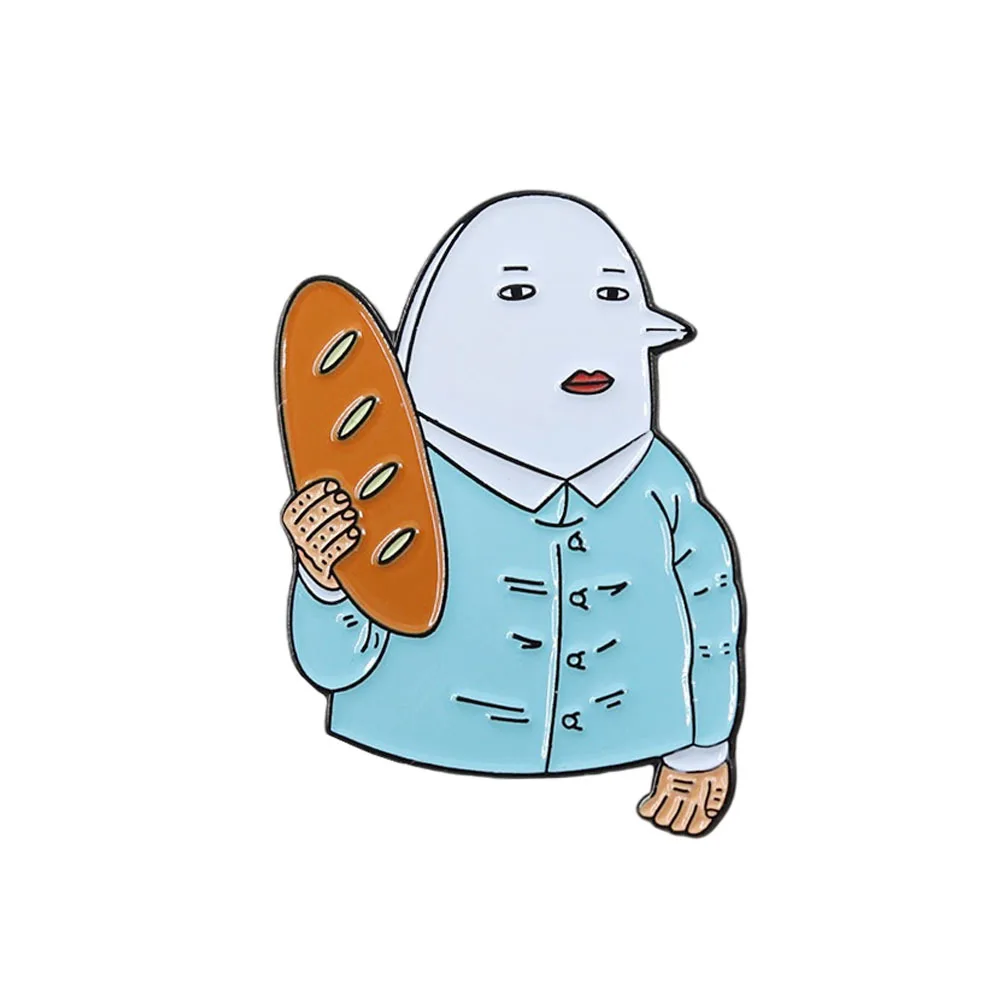 

A3689 Funny Cartoon Brooch for Clothes Enamel Pin Children Lapel Pins for Backpack Badge Pins Jewelry Decorations Gift