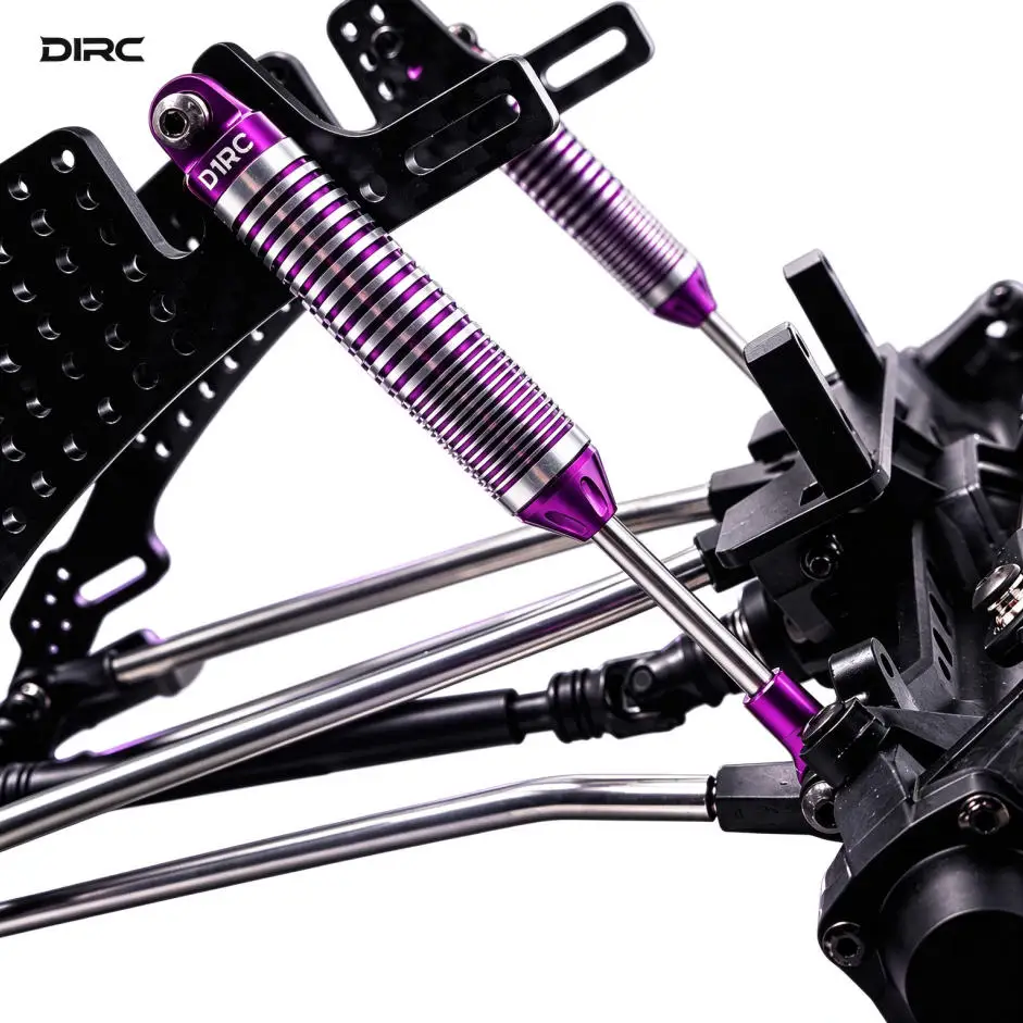 D1RC Purple Aluminum Shock D Series Damper 100-120mm for 1/10 1/12 Scale RC Crawler Rainforest Simulation
