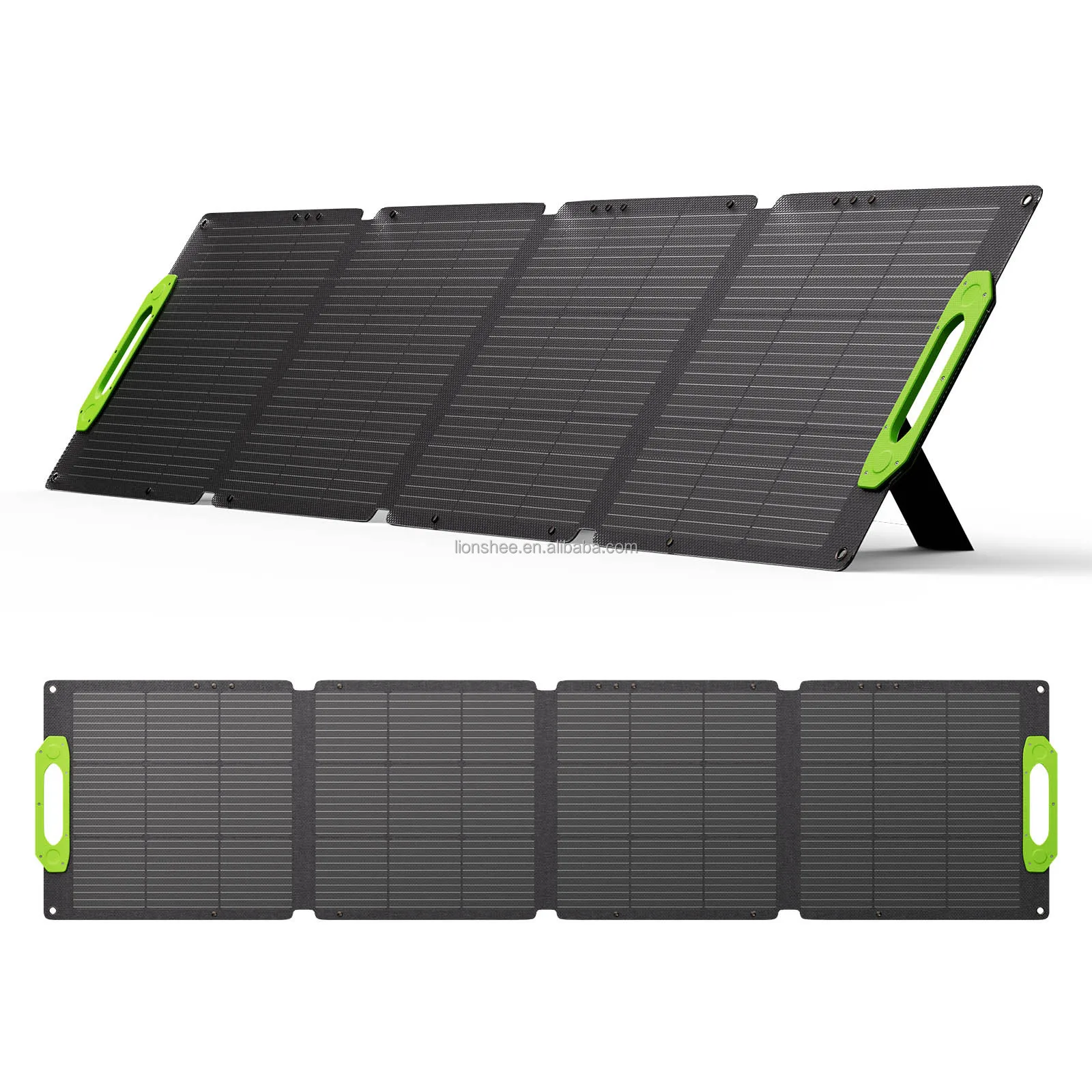 200W Foldable Solar Panel | MONO 144 Cells 23% Efficiency IP67 Waterproof Briefcase Panel For Power Station Solar Generator