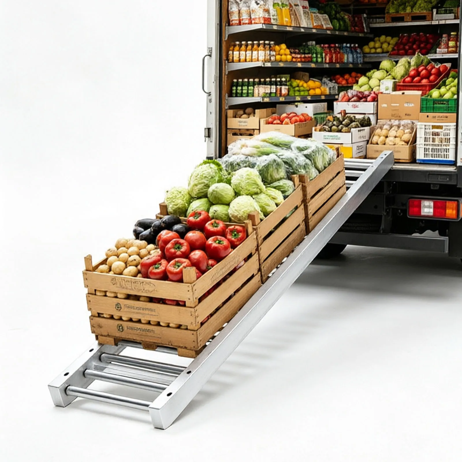 Portable Conveyor Slides Non-Powered Sectional Roller Conveyor Wear Resist for Industrial Warehouse Carpentry