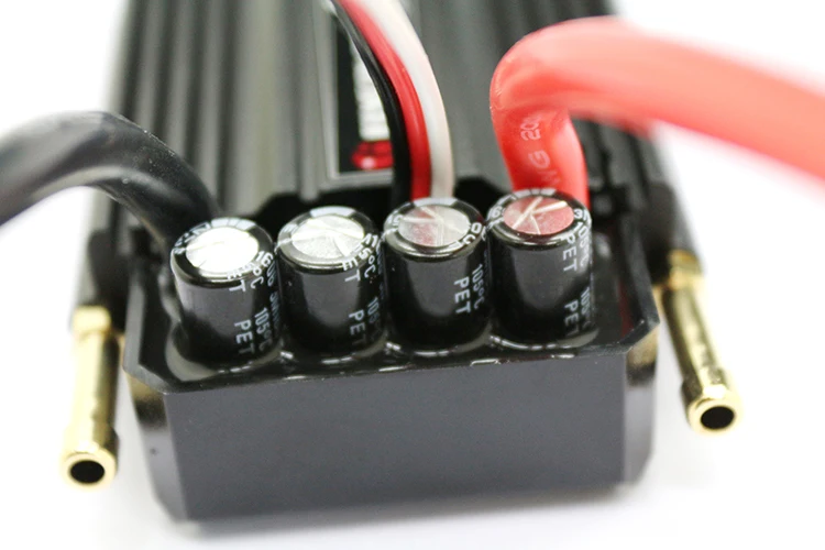 Flycolor ESC Geschwindigkeitsregler 150A 120A 90A 70A 50A Bürstenloser ESC mit 2-6S Lipo BEC 5,5V/5A für RC-Boote F21267/71F – Detail 7