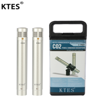 C02 One Pair Condenser Small-Diaphragm Suspension Pencil Shockproof Clip Microphone Piano Mic Pencil Type Record c02 Instrument