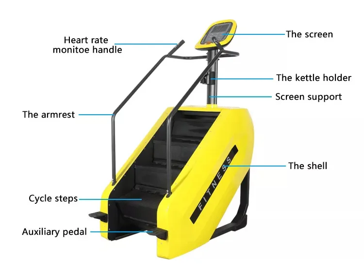 Équipement de gymnastique entraînement cardio marcher Machine d'escalade maître escalade escalier grimpeur Machine à vendre