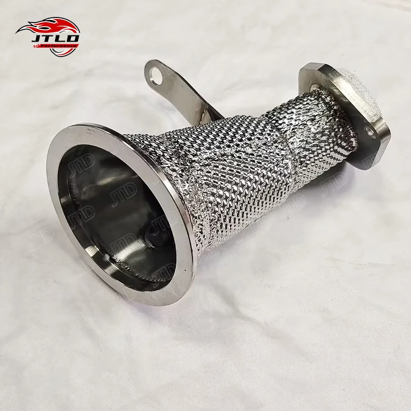 JTLD Performance 304 Stainless Steel Exhaust Downpipe For Toyota GR Yaris 1.6L Test Pipes With Heat Shield Escapes