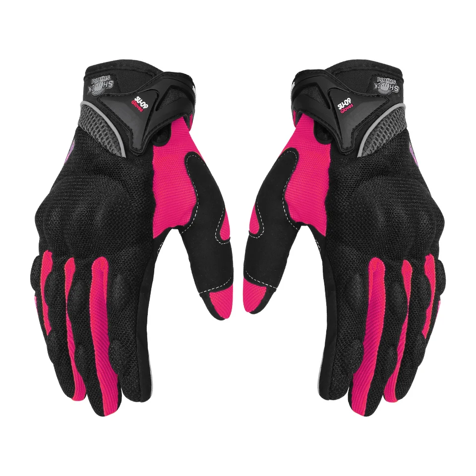 

SUOMY SU-09 Motorcycle Gloves Summer Breathable Motorcyclist Knights Gloves Men Motorbike Riders Gloves Touch Screen Full Finger