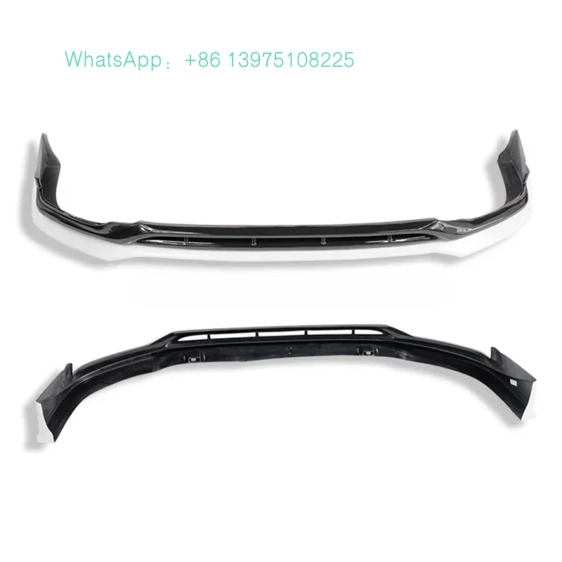 

Pearl white black accessories bodykit car front bumpers lip universal camry