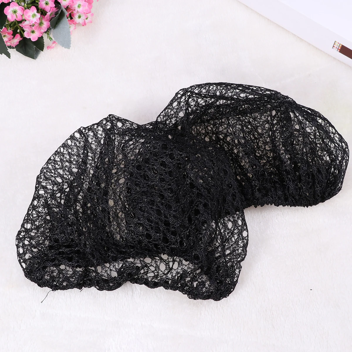 12 Pcs Hair Net Sleeping Bonet Head Covers Caps Disposable Work Elastic Hairnets