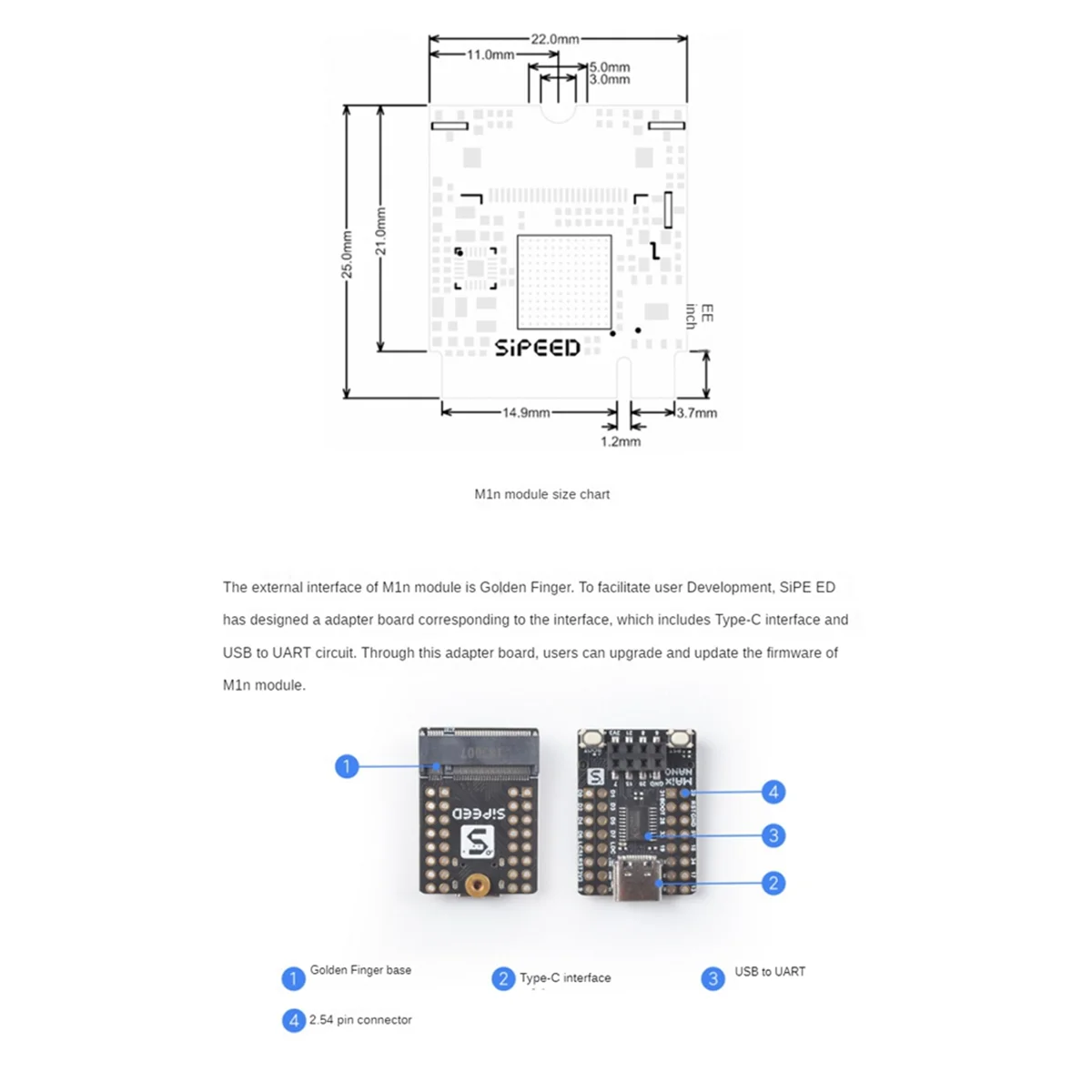 2025 + M1n Maix Nano RISC-V K210 AI + IoT وحدة لوحة تطوير التعلم العميق وحدة الاصبع الذهبي #5