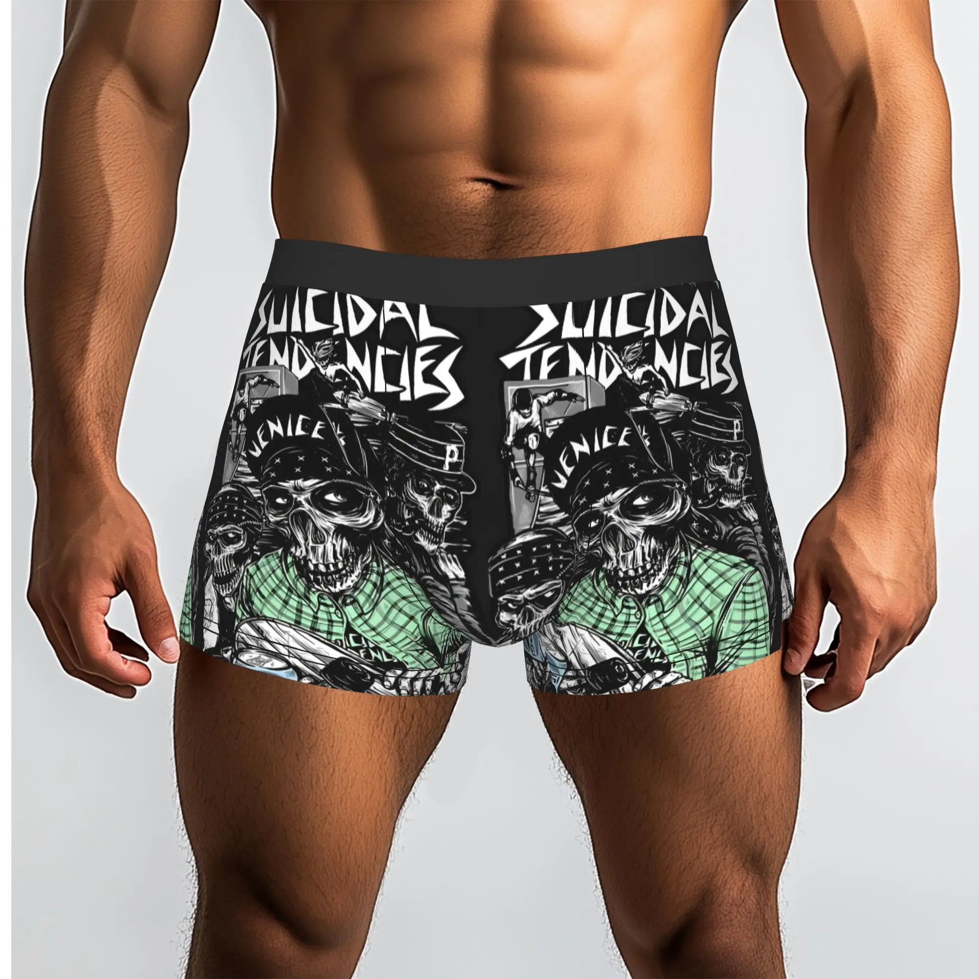 

Suicidal Tendencies Bad Brains Underpants Breathbale Panties Men's Underwear Ventilate Shorts Boxer Briefs