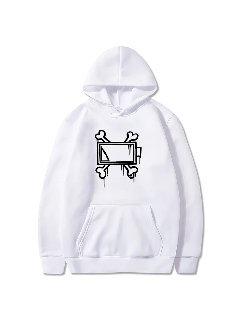 Neue Herren- und Damen-Hoodies aus Fleece für Herbst/Winter, mit „Murder Drones“-Aufdruck, für Outdoor-Freizeitsport, trendiger Y2K-Stil für Männer. – Detail 6