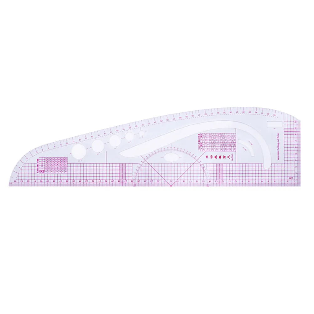 1Set Multi-Function Patchwork Tailor Sewing Rulers High Accuracy Transparent Acrylic Quilting Drawing Cutting Clothing Tools