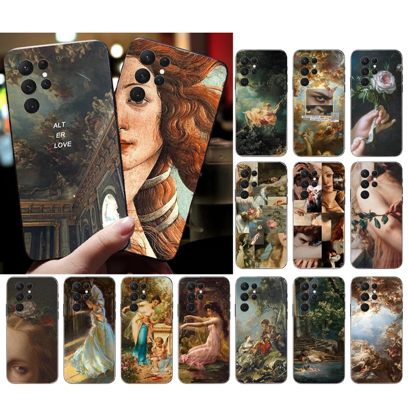 Renaissance art Painting Phone Case For Samsung A52S A21S A33 A23 A13 A14 A32 A52 A53 A54 A51 A71 A15