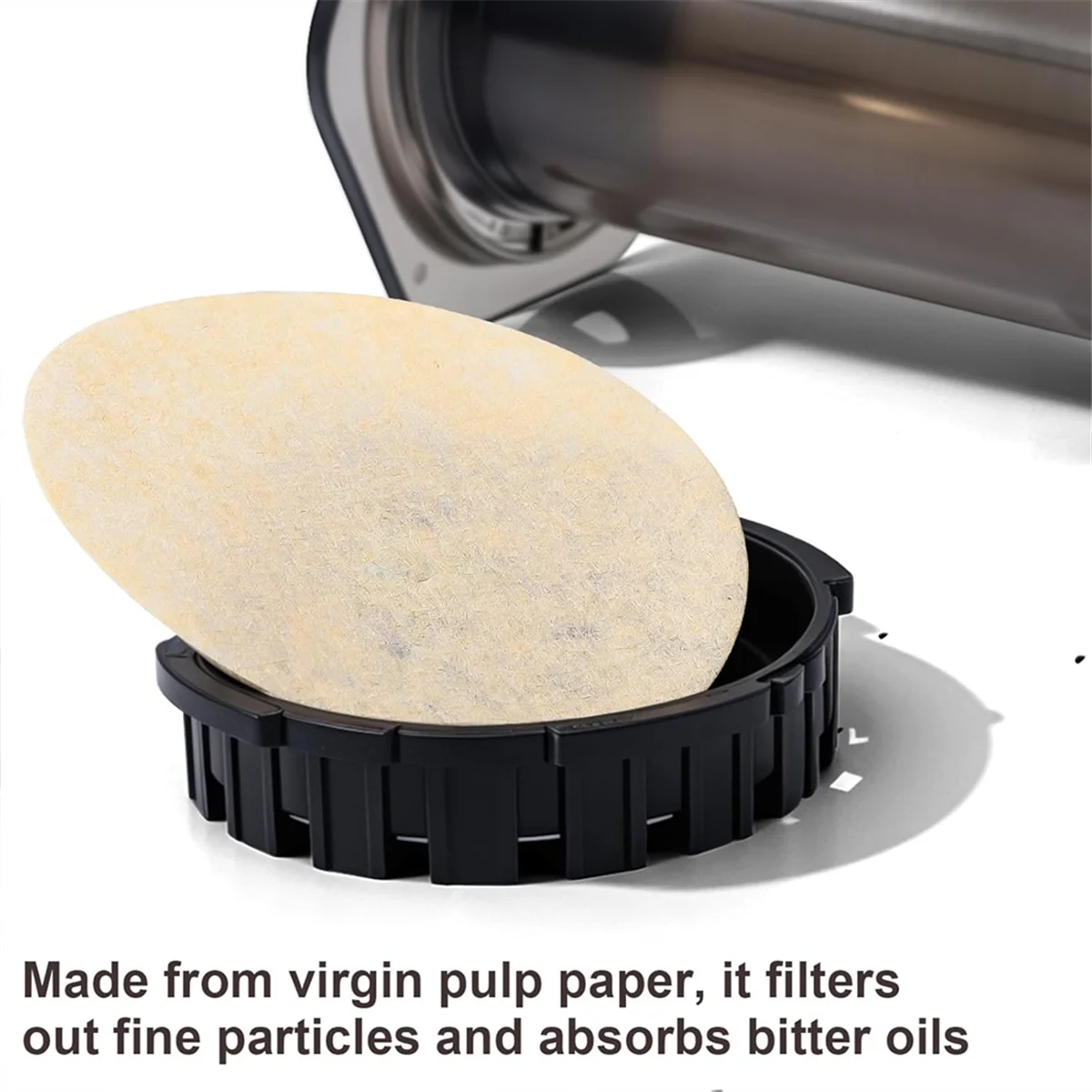 600pcs Replacement Coffee Filter Paper Coffee Filter Disposable Paper Filters for Espresso Maker Moka Pot Filter Paper-A70Z