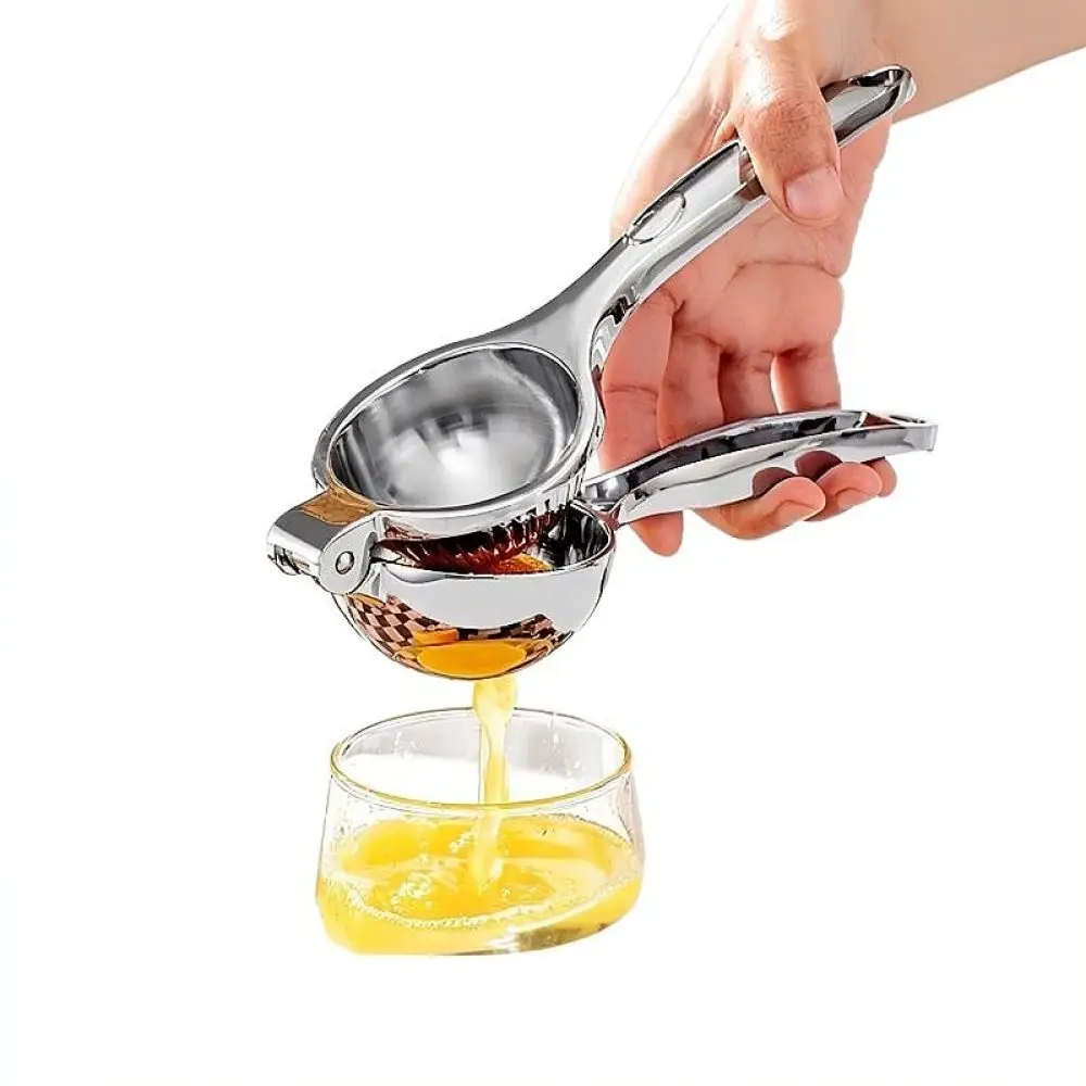 Stainless Steel Manual Juicer Tool Hand Press Lemon Lime Squeezer Kitchen Accessory Portable Fruit Extractor