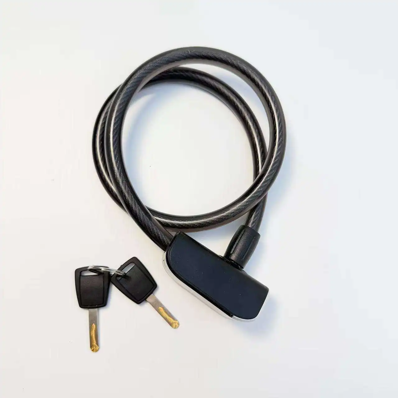 

Value OEM 12x800mm PVC Coated Key Wire Cable Lock Motorcycle E Scooter Bike Accessories Bicycle Lock