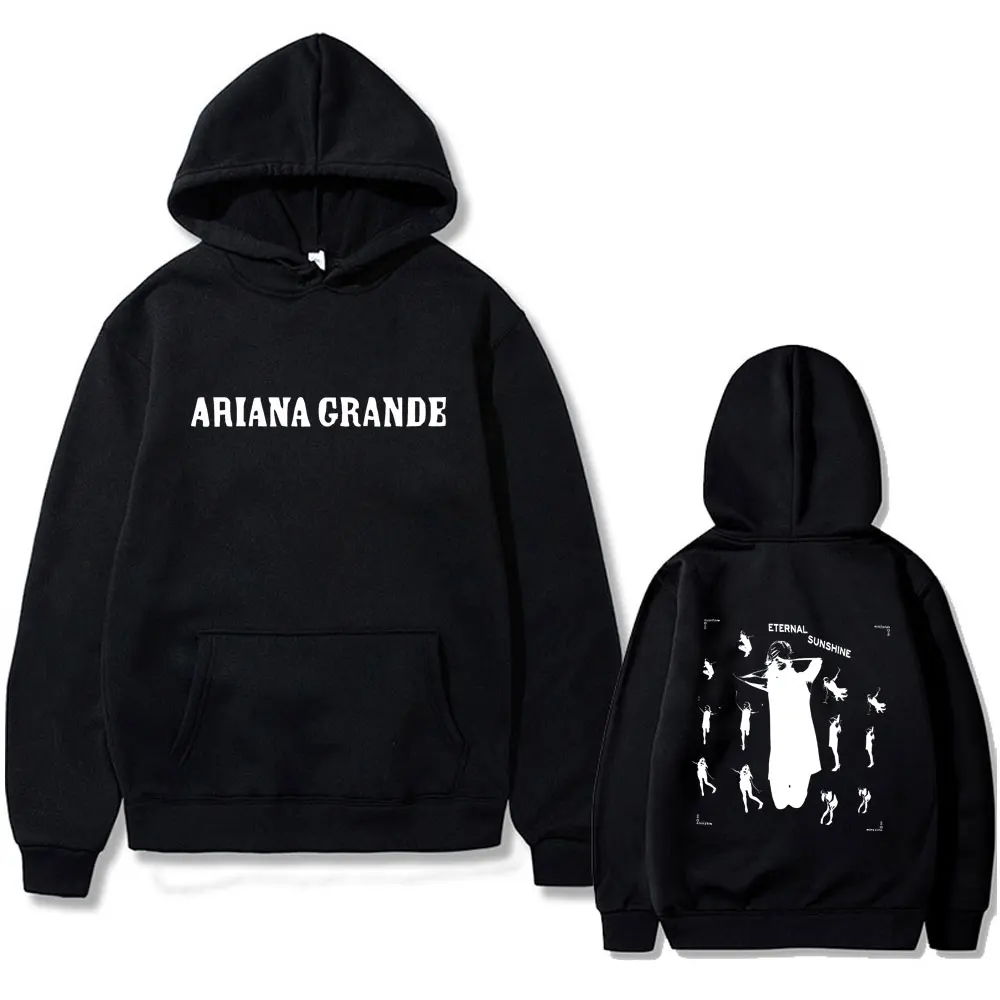 Singer Ariana Grande Eternal Sunshine Graphic Hoodie Unisex Fashion Trend Sportswear Men Women Casual Fleece Oversized Hoodies