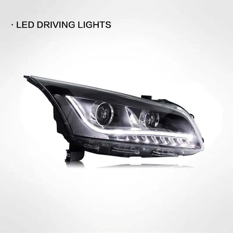 Car Front Lights For Chevrolet Cruze Headlights 2009-2014 Chevy Accessories Cruze Led DRL Turn Signal Head Lights Assembly